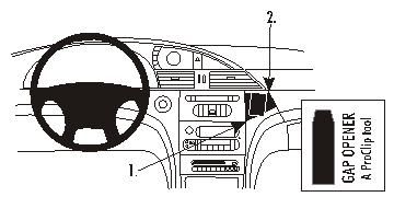 ProClip Monteringsbygel Chrysler Pacifica 04-09 i gruppen Bilstereo / Hvad passer i min bil / Chrysler hos BRL (240CHRPAC04PROC)