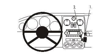 ProClip Monteringsbygel Chrysler PT Cruiser 06-10 i gruppen Bilstereo / Hvad passer i min bil / Chrysler hos BRL (240CHRPTC06PROC)