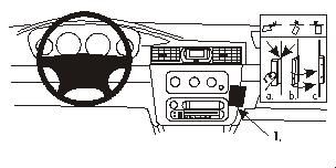 ProClip Monteringsbygel Chrysler Stratus 01-07 i gruppen Bilstereo / Hvad passer i min bil / Chrysler hos BRL (240CHRSTR01PROC)