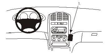 ProClip Monteringsbygel Chrysler Voyager 01-07 i gruppen Bilstereo / Hvad passer i min bil / Chrysler hos BRL (240CHRVOY01PROC)
