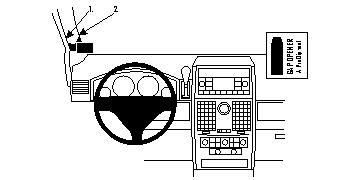 ProClip Monteringsbygel Chrysler Voyager 08-11 i gruppen Bilstereo / Hvad passer i min bil / Chrysler hos BRL (240CHRVOY08PROC)