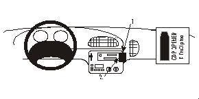ProClip Monteringsbygel Chrysler Voyager 96-00 i gruppen Bilstereo / Hvad passer i min bil / Chrysler hos BRL (240CHRVOY96PROC)