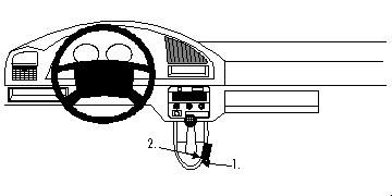 ProClip Monteringsbygel Citroen Berlingo/Peugeot Partner 97-02 i gruppen Bilstereo / Hvad passer i min bil / Peugeot / Peugeot Partner / Peugeot Partner 1997-2008 hos BRL Electronics (240CITBER97PROC)