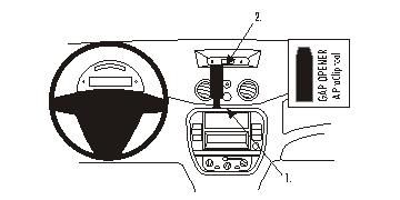 ProClip Monteringsbygel Citroen C2/C3 06-09 i gruppen Bilstereo / Hvad passer i min bil / Citroën / C3 hos BRL Electronics (240CITC2C306PROC)