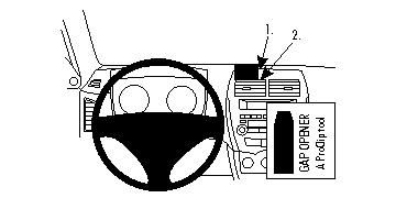 ProClip Monteringsbygel Citroen C4 Aircross 13-15 i gruppen Bilstereo / Hvad passer i min bil / Citroën / C4 hos BRL Electronics (240CITC4A13PROC)