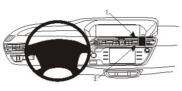 ProClip Monteringsbygel Citroen C4 Picasso II 13-15 i gruppen Bilstereo / Hvad passer i min bil / Citroën / C4 hos BRL Electronics (240CITC4PII13PRO)