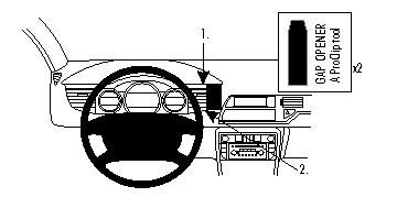 ProClip Monteringsbygel Citroen C5 III 08-15 i gruppen Bilstereo / Hvad passer i min bil / Citroën / C5 hos BRL Electronics (240CITC5IIIPROC)