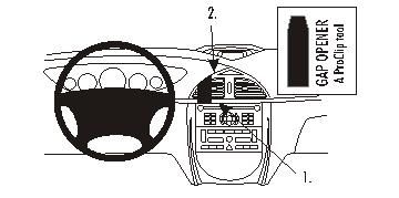 ProClip Monteringsbygel Citroen C5 II 05-07 i gruppen Bilstereo / Hvad passer i min bil / Citroën / C5 hos BRL Electronics (240CITC5IIPROCL)