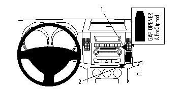 ProClip Monteringsbygel Citroen C-Crosser 07-13 i gruppen Bilstereo / Hvad passer i min bil / Citroën / C-Crosser hos BRL Electronics (240CITCCR07PROC)