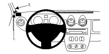 ProClip Monteringsbygel Dacia Duster 10-13/Logan 09-13 i gruppen Bilstereo / Hvad passer i min bil / Dacia / Dacia Sandero / Dacia Sandero 2008-2012 hos BRL Electronics (240DACDUS10PROC)