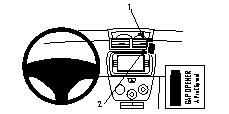 ProClip Monteringsbygel Daihatsu Materia 07-13 i gruppen Bilstereo / Hvad passer i min bil / Daihatsu hos BRL Electronics (240DAIMAT07PROC)