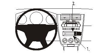 ProClip Monteringsbygel Dodge Caliber 07-09 i gruppen Bilstereo / Hvad passer i min bil / Dodge hos BRL (240DODCAL07PROC)