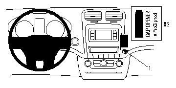 ProClip Monteringsbygel Dodge Journey/Fiat Freemont 11-15 i gruppen Bilstereo / Hvad passer i min bil / Dodge hos BRL (240DODJOU11PROC)