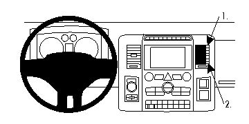 ProClip Monteringsbygel Dodge Ram Pick Up 13-15 i gruppen Bilstereo / Hvad passer i min bil / Dodge hos BRL (240DODRAMP13PROC)