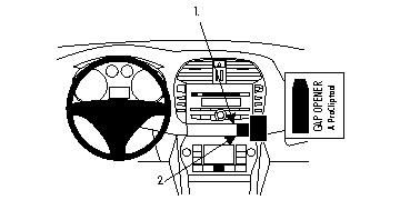 ProClip Monteringsbygel Fiat Bravo 08-14 i gruppen Bilstereo / Hvad passer i min bil / Fiat / Brava/Bravo hos BRL Electronics (240FIABRA08PROC)