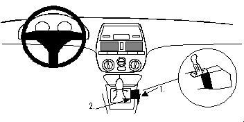 ProClip Monteringsbygel Fiat Brava 95-02/Bravo 96-07 i gruppen Bilstereo / Hvad passer i min bil / Fiat / Marea hos BRL Electronics (240FIABRA95PROC)