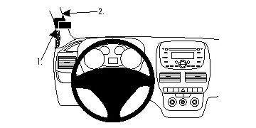 ProClip Monteringsbygel Fiat Doblo 10-14 i gruppen Bilstereo / Hvad passer i min bil / Fiat / Doblo / Doblo 2010-2022 hos BRL Electronics (240FIADOB10PROC)