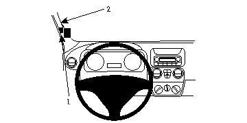 ProClip Monteringsbygel Fiat Fiorino 08-15 i gruppen Bilstereo / Hvad passer i min bil / Fiat / Qubo 2008- hos BRL Electronics (240FIAFIO08PROC)