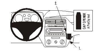 ProClip Monteringsbygel Fiat Punto Grande 06-13 i gruppen Bilstereo / Hvad passer i min bil / Fiat / Grande Punto hos BRL Electronics (240FIAPUN06PROC)