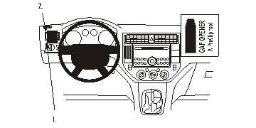 ProClip Monteringsbygel Ford C-Max 04-10/Ford Kuga 08-12 i gruppen Bilstereo / Hvad passer i min bil / Ford / Kuga / Kuga 2008-2012 hos BRL Electronics (240FORCMA04PROC)