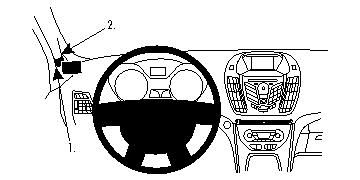 ProClip Monteringsbygel Ford C-Max/Grand C-Max 11-15/Kuga 13-15 i gruppen Bilstereo / Hvad passer i min bil / Ford / Kuga / Kuga 2008-2012 hos BRL Electronics (240FORCMA11PROC)