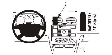 ProClip Monteringsbygel Ford Focus 05-10 i gruppen Bilstereo / Hvad passer i min bil / Ford / Focus / Focus 2007-2011 hos BRL Electronics (240FORDFOC05PROC)