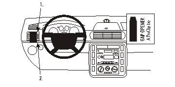 ProClip Monteringsbygel Ford Galaxy 01-06 i gruppen Bilstereo / Hvad passer i min bil / Ford / Galaxy / Galaxy 2000-2006 hos BRL Electronics (240FORGAL01PROC)