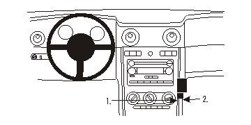 ProClip Monteringsbygel Ford Mustang 05-09 i gruppen Bilstereo / Hvad passer i min bil / Ford / Mustang / Mustang 2005- hos BRL Electronics (240FORMUS05PROC)