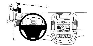 ProClip Monteringsbygel Ford Ranger 12-15 i gruppen Bilstereo / Hvad passer i min bil / Ford / Ranger / Ranger 2006-2009 hos BRL Electronics (240FORRAN12PROC)