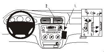 ProClip Monteringsbygel Ford Taurus 00-07 i gruppen Bilstereo / Hvad passer i min bil / Ford / Taurus / Taurus 1986-1995 hos BRL Electronics (240FORTAUR00PROC)