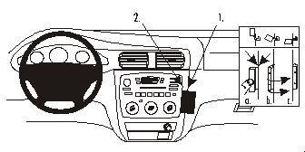 ProClip Monteringsbygel Ford Taurus 00-07 i gruppen Bilstereo / Hvad passer i min bil / Ford / Taurus / Taurus 1986-1995 hos BRL Electronics (240FORTAUR00PROC)