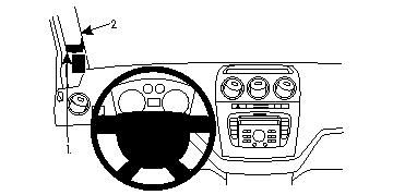 ProClip Monteringsbygel Ford Transit Connect/Tourneo Connect 10-13 i gruppen Bilstereo / Hvad passer i min bil / Ford / Transit Connect / Transit Connect 2002-2013 hos BRL Electronics (240FORTRAC10PROC)