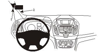 ProClip Monteringsbygel Ford Transit Connect/Tourneo Connect 14-15 i gruppen Bilstereo / Hvad passer i min bil / Ford / Transit Connect / Transit Connect 2002-2013 hos BRL Electronics (240FORTRAC14PROC)