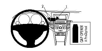 ProClip Monteringsbygel Honda Accord 09-12 i gruppen Bilstereo / Hvad passer i min bil / Fiat / UNO hos BRL Electronics (240HONACC09PROC)