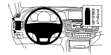 ProClip Monteringsbygel Honda Accord/Accord Coupé 13-15 i gruppen Bilstereo / Hvad passer i min bil / Fiat / UNO hos BRL Electronics (240HONACC13PROC)