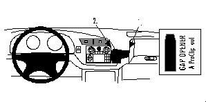 ProClip Monteringsbygel Honda Accord 99-02 i gruppen Bilstereo / Hvad passer i min bil / Fiat / UNO hos BRL Electronics (240HONACC99PROC)