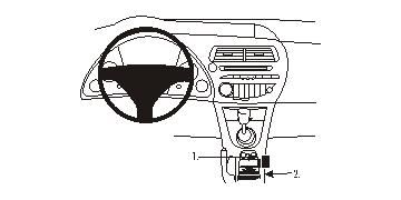 ProClip Monteringsbygel Honda Civic 06-11 i gruppen Bilstereo / Hvad passer i min bil / Honda hos BRL Electronics (240HONCIV06PROC)