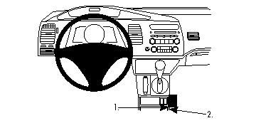ProClip Monteringsbygel Honda Civic Hybrid 06-11 i gruppen Bilstereo / Hvad passer i min bil / Honda hos BRL Electronics (240HONCIVH06PROC)
