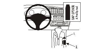 ProClip Monteringsbygel Honda Insight 01-08 i gruppen Bilstereo / Hvad passer i min bil / Honda hos BRL Electronics (240HONINS01PROC)