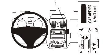 ProClip Monteringsbygel Hyundai Getz 06-10 i gruppen Bilstereo / Hvad passer i min bil / Hyundai / Getz / Getz 2002-2009 hos BRL Electronics (240HYUGET06PROC)