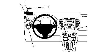 ProClip Monteringsbygel Hyundai i10 08-13 i gruppen Bilstereo / Hvad passer i min bil / Hyundai / I10 / i10 2008-2013 hos BRL Electronics (240HYUI1008PROC)