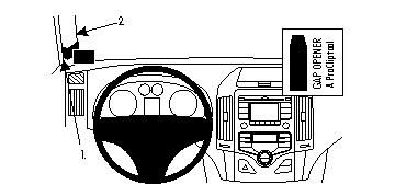ProClip Monteringsbygel Hyundai i30 08-12 i gruppen Bilstereo / Hvad passer i min bil / Hyundai / i30 / i30 2007-2012 hos BRL Electronics (240HYUI30PROC)