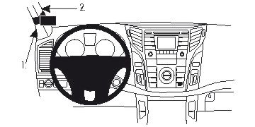 ProClip Monteringsbygel Hyundai i40 12-15 i gruppen Bilstereo / Hvad passer i min bil / Hyundai / i40 / i40 2011-2019 hos BRL Electronics (240HYUI4012PROC)