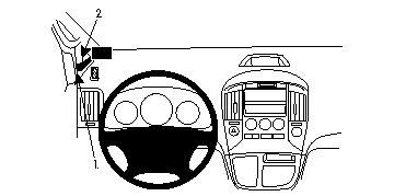 ProClip Monteringsbygel Hyundai H1 09-15 i gruppen Bilstereo / Hvad passer i min bil / Hyundai / H1 / H1 2005-2007 hos BRL Electronics (240HYUILO09PROC)