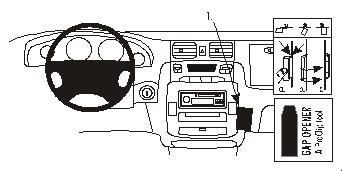 ProClip Monteringsbygel Hyundai Trajet 00-09 i gruppen Bilstereo / Hvad passer i min bil / Hyundai / Trajet / Trajet 1999-2007 hos BRL Electronics (240HYUTRA00PROC)