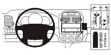 ProClip Monteringsbygel Kia Cerato 05-09 i gruppen Bilstereo / Hvad passer i min bil / Kia / Cerato / Cerato 2004-2009 hos BRL Electronics (240KIACER05PROC)