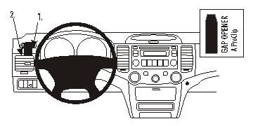 ProClip Monteringsbygel Kia Magentis 07-10 i gruppen Bilstereo / Hvad passer i min bil / Kia / Optima / Optima 2005-2010 hos BRL Electronics (240KIAMAG07PROC)