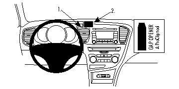 ProClip Monteringsbygel Kia Optima 11-15 i gruppen Bilstereo / Hvad passer i min bil / Kia / Optima / Optima 2011-2015 hos BRL Electronics (240KIAOPT11PROC)