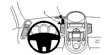 ProClip Monteringsbygel Kia Soul 09-13 i gruppen Bilstereo / Hvad passer i min bil / Kia / Soul / Soul 2011- hos BRL Electronics (240KIASOU09PROC)