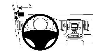 ProClip Monteringsbygel Kia Sportage 11-15 i gruppen Bilstereo / Hvad passer i min bil / Kia / Sportage / Sportage 2011-2016 hos BRL Electronics (240KIASPO11PROC)